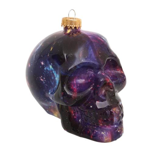 Baumschmuck Totenkopf Universum Mehrfarbig 9cm