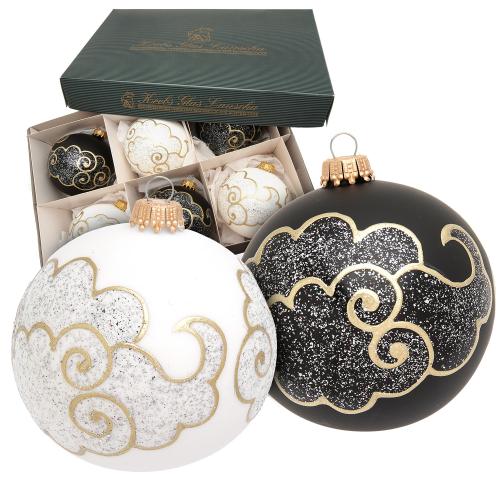 Weihnachtskugeln Japan Wolke Kumo-Moyo Mehrfarbig 8cm