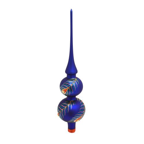 Baumspitze Elegante Weihnacht Blau 31cm