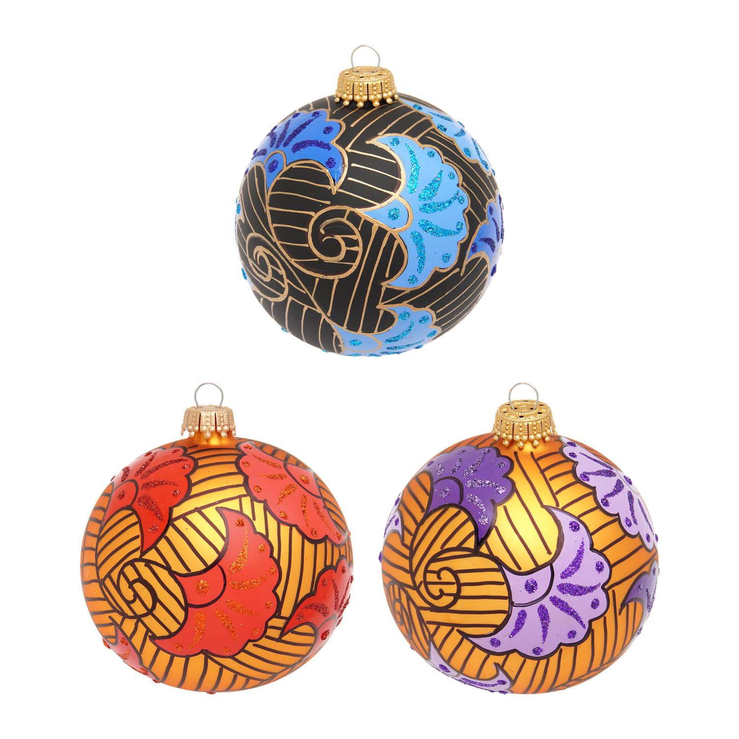 Weihnachtskugeln Nala Mehrfarbig 8cm