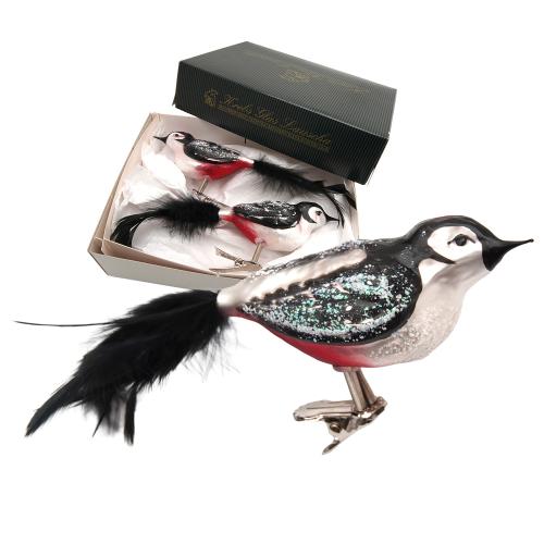 Baumschmuck Vogel Nachtfink Mehrfarbig 10cm