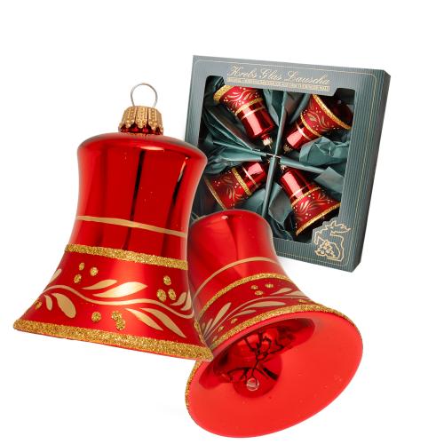 Baumschmuck Glocken rot 7cm