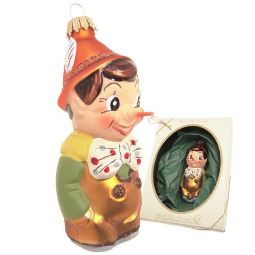 Baumschmuck Pinocchio Goldfarbig 10cm