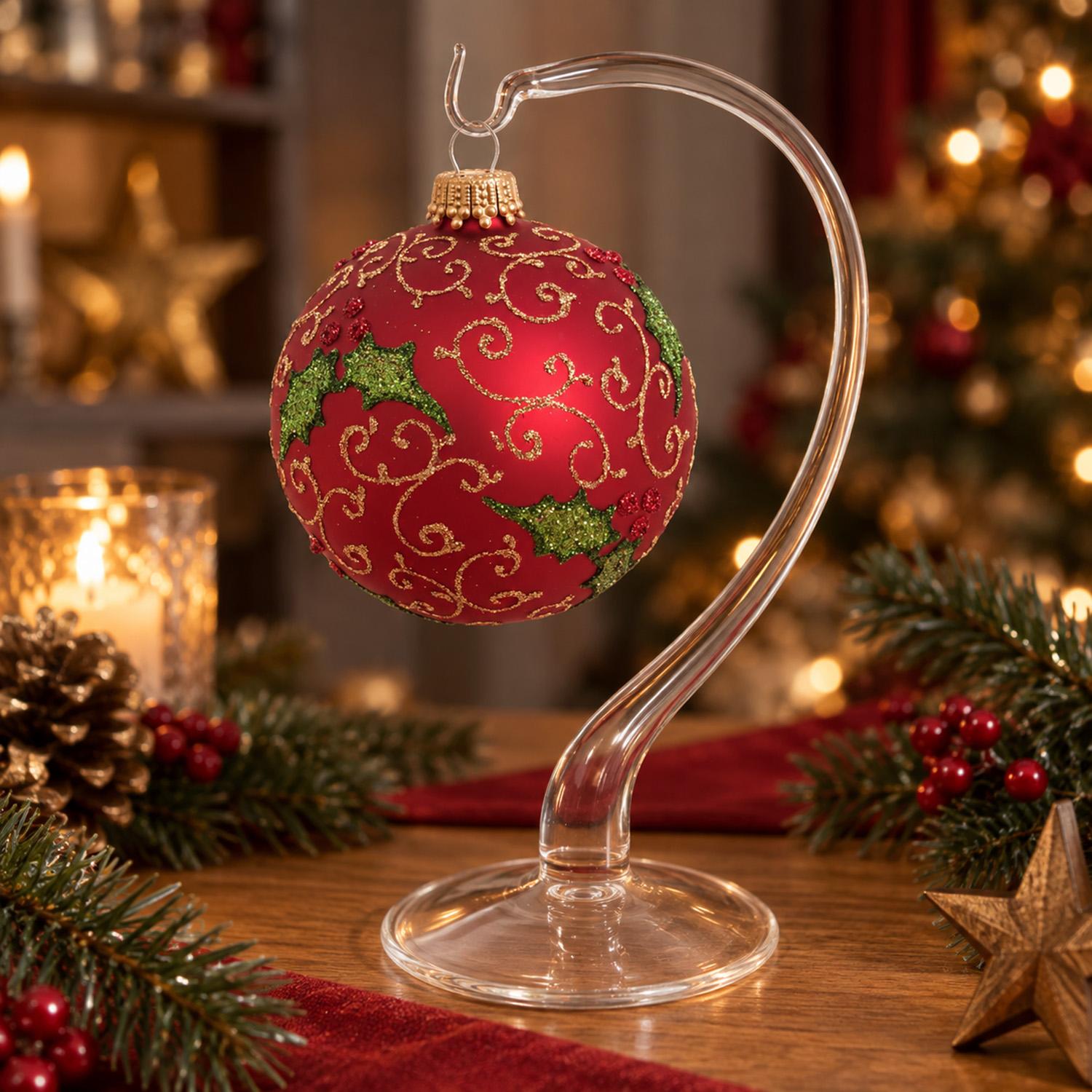 Home Decor Kugelst�nder Gro� Transparent 22cm