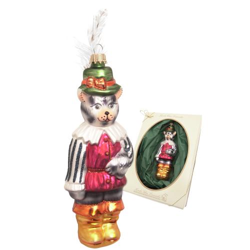 Baumschmuck Der Gestiefelte Kater Mehrfarbig 16cm