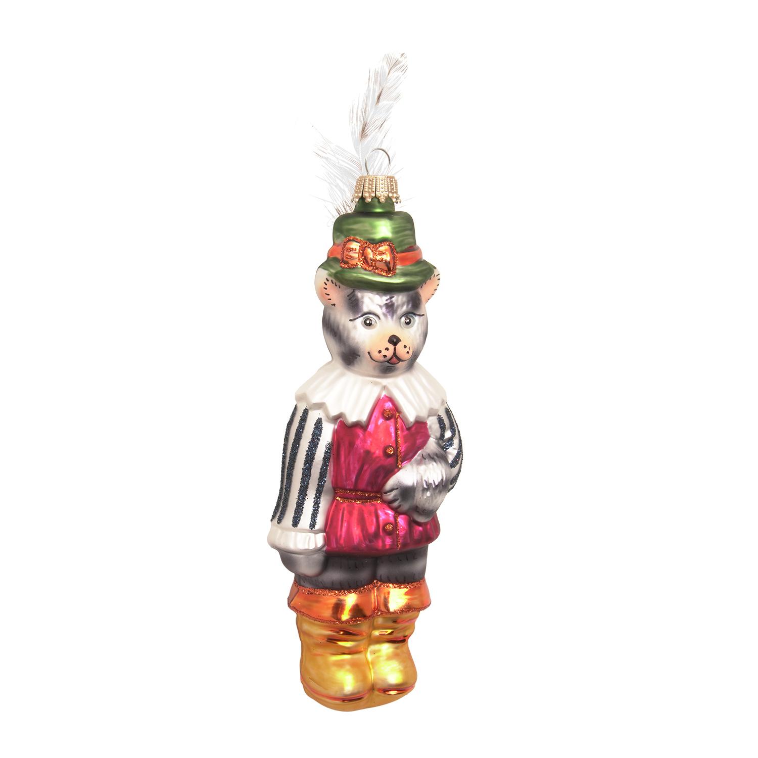 Baumschmuck Der Gestiefelte Kater Mehrfarbig 16cm