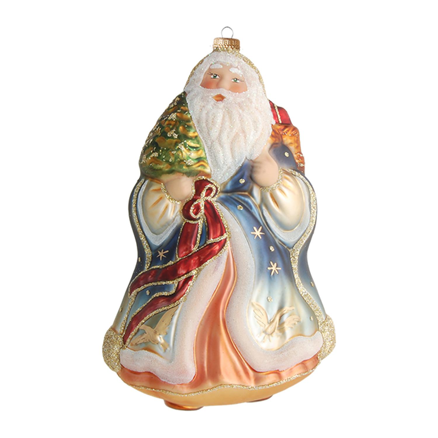 Baumschmuck Santa Weihnachtsnacht Rot 17cm