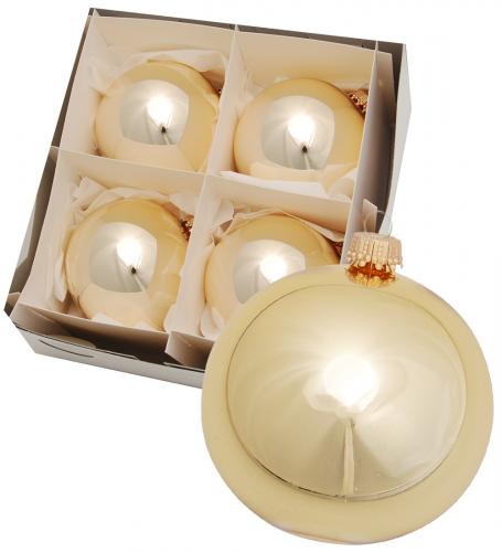 8cm Kugel Uni gold glnzend